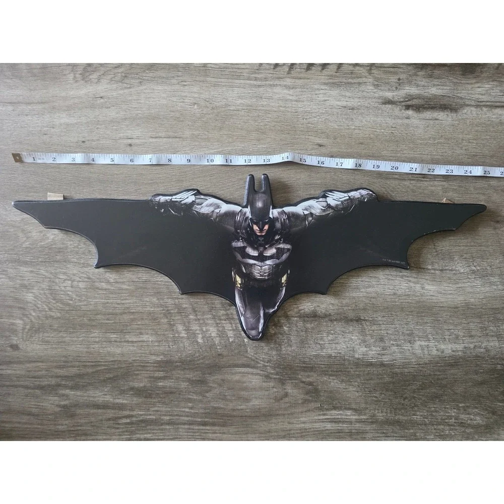 Batman Arkham Knight Wooden Batwing Wall Plaque DC Comics 25 Inch Decor
